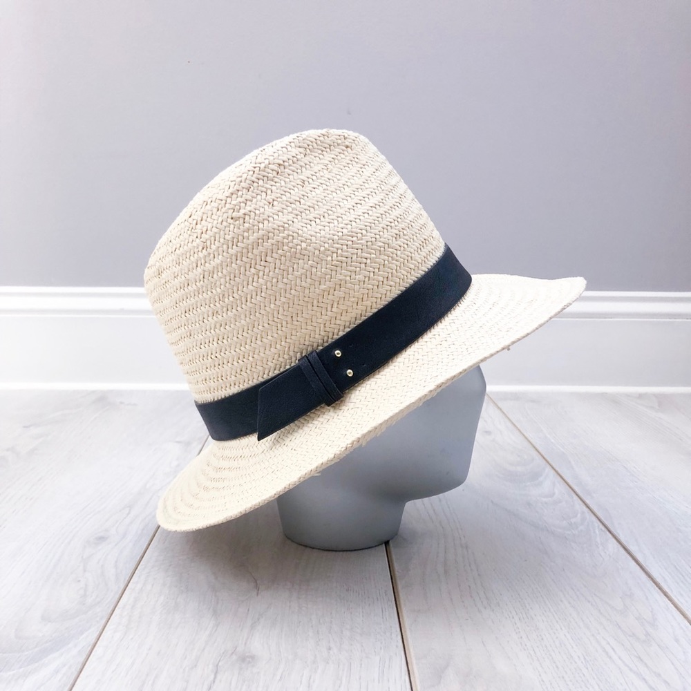 Banana Republic Women's Natural Rivet Straw Hat